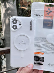 iPhone "16 Plus" Premium Spigen SYNDEE "MagSafe" Case - White