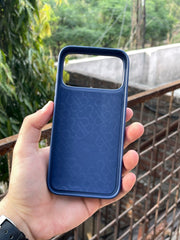 iPhone "17 Pro Max" Polo Embroidered Case - Blue