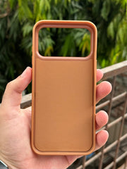 iPhone "17 Pro Max" Premium NILKIN Leather Stripe Case - Bronze