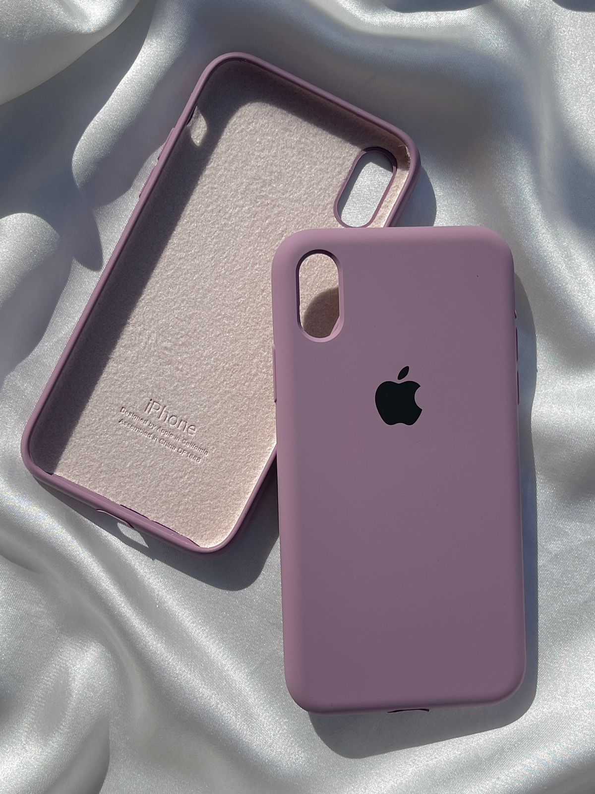 iPhone "X/XS" Silicone Case "Dusty Pink"
