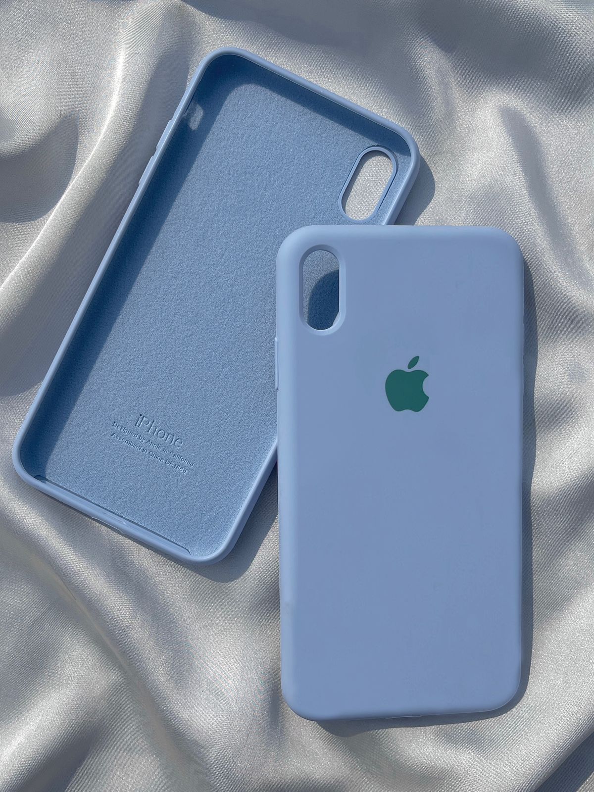 iPhone "XS Max" Silicone Case "Sky Blue"