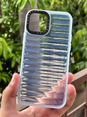 iPhone "12/12 Pro" Translucent Jump Style Silicone Case - Sierra Blue