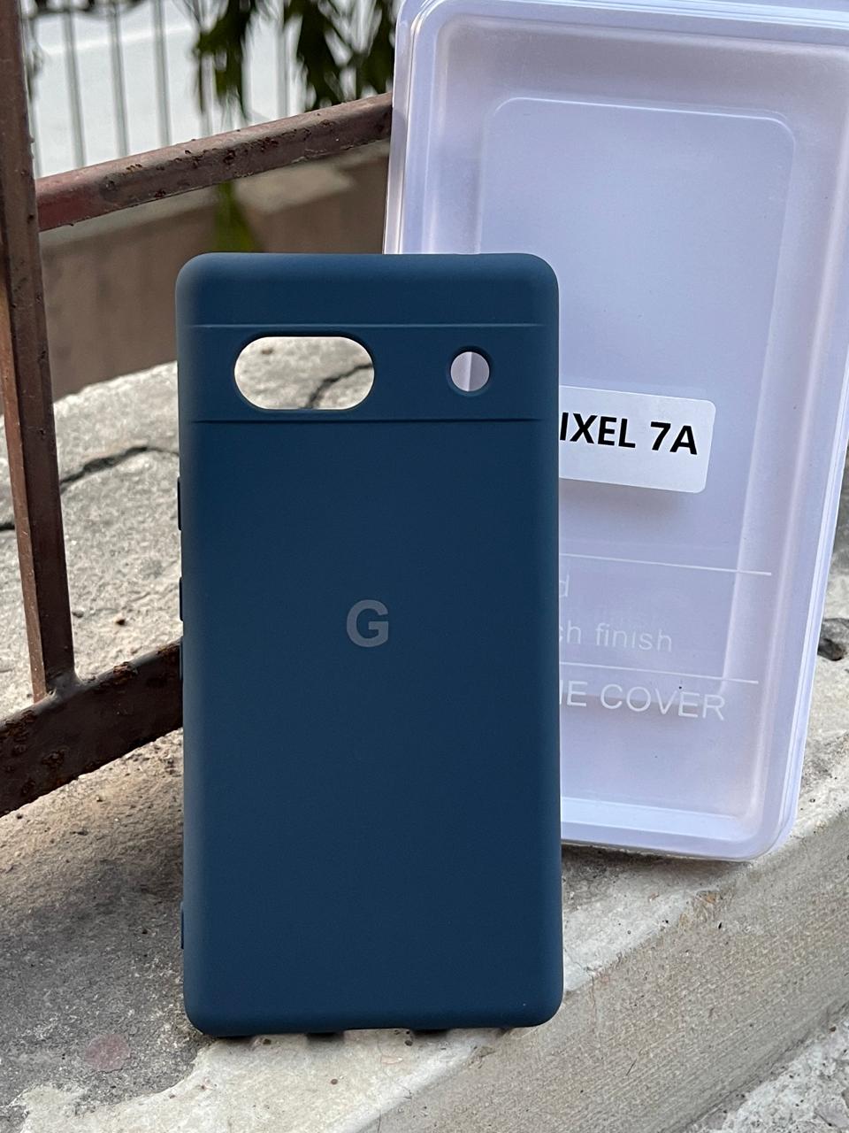 Google Pixel "7A" Silicone Case "Blue"