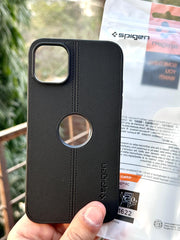 iPhone "11" Spigen Premium Woven Stitched Case - Black