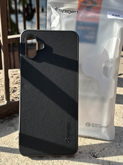 Samsung Galaxy "A04" Spigen Rugged Texture Case - Black