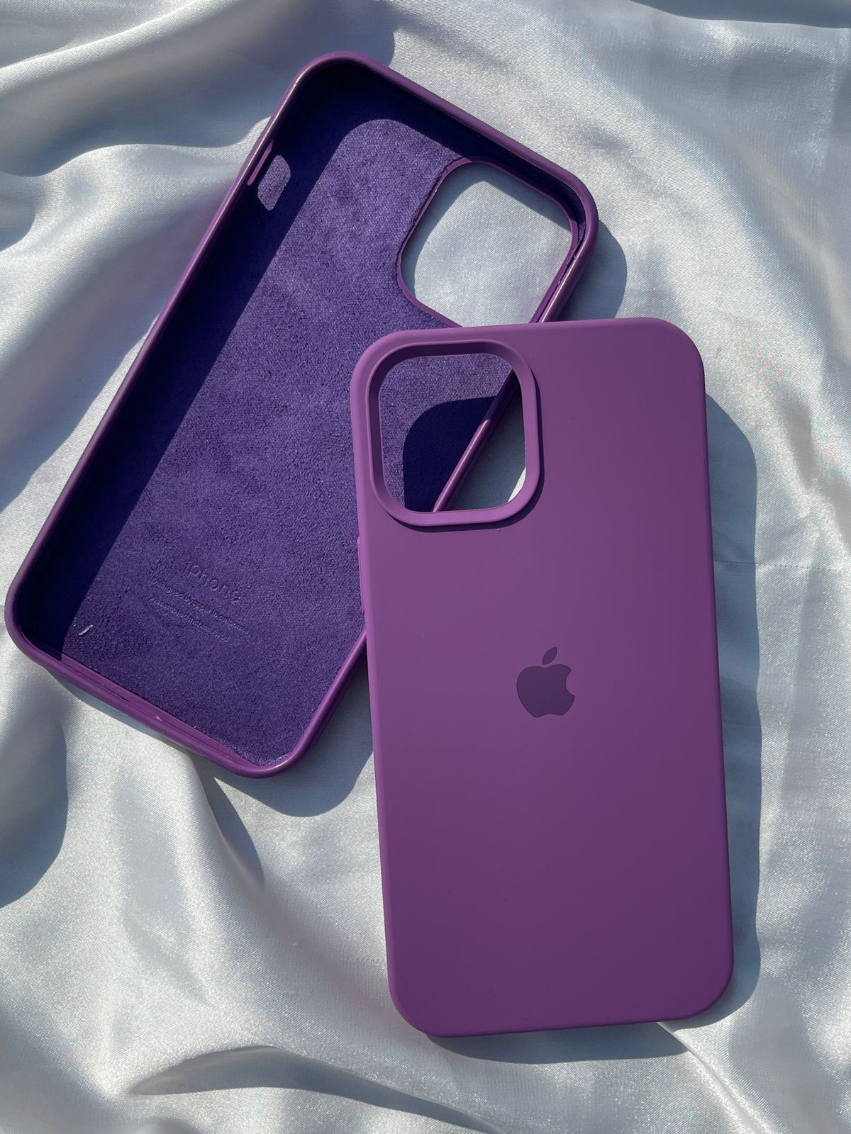 iPhone "12 Pro Max" Silicone Case "Purple"