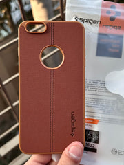 iPhone "6 Plus/ 6s Plus" Spigen Premium Woven Stitched Case - Brown