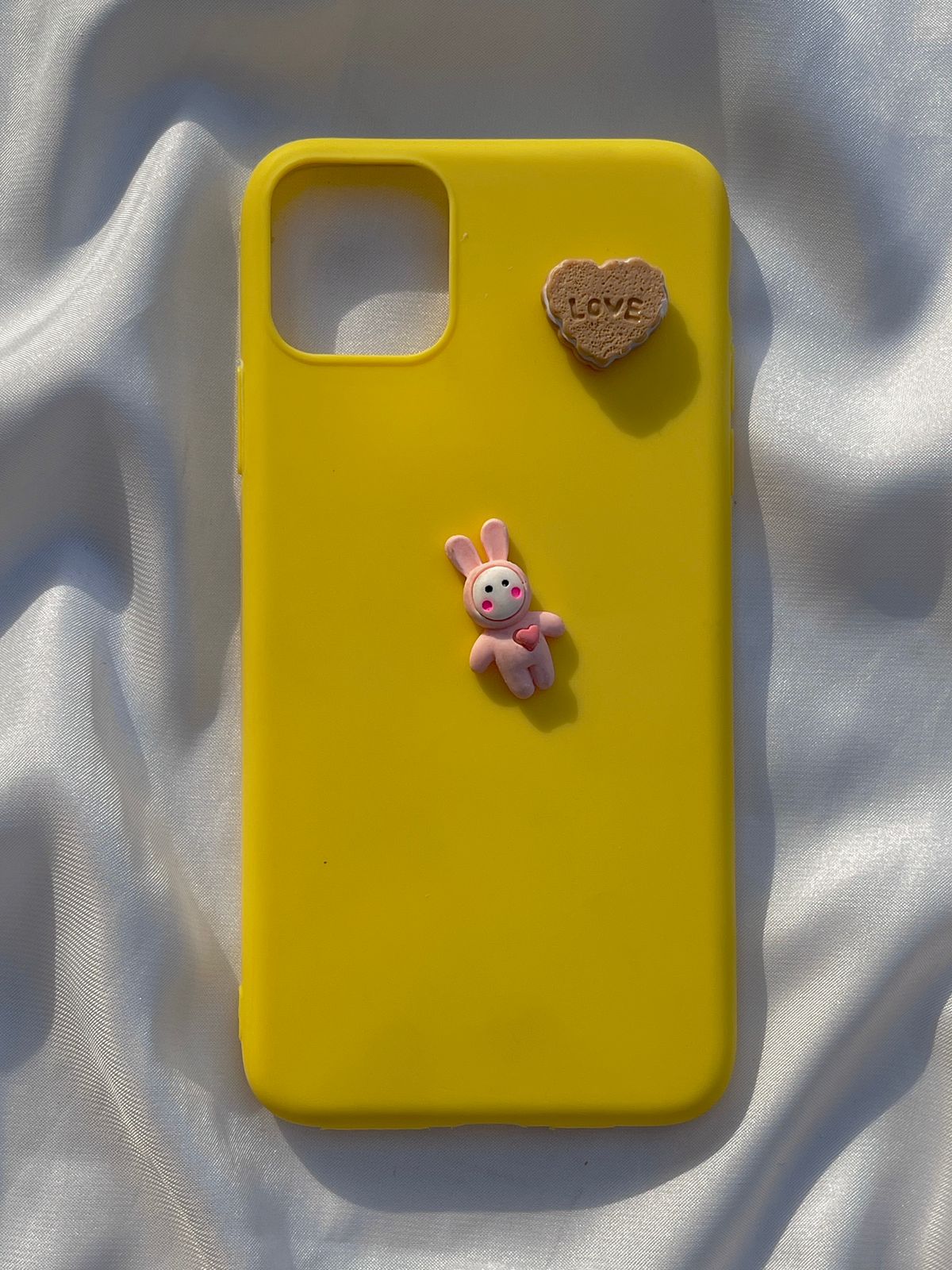 iPhone "11 Pro Max" 3D Silicone Case "Bear and Love" Edition