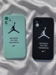 iPhone "12" Silicone Case "Yesterday You Said Tomorrow" Edition