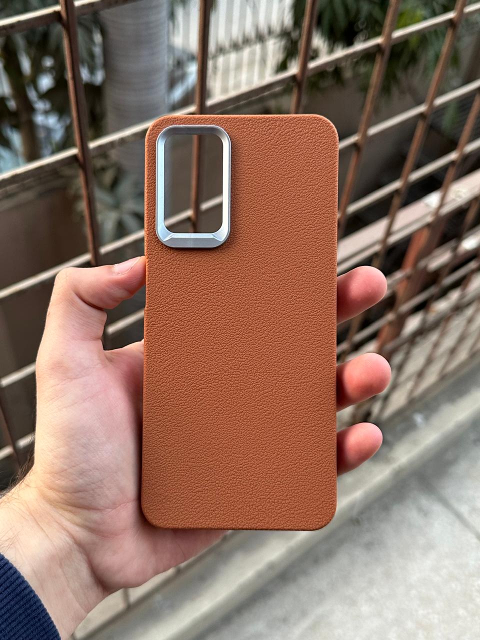 Samasung Galaxy "A13" Leather Textured Case - Brown