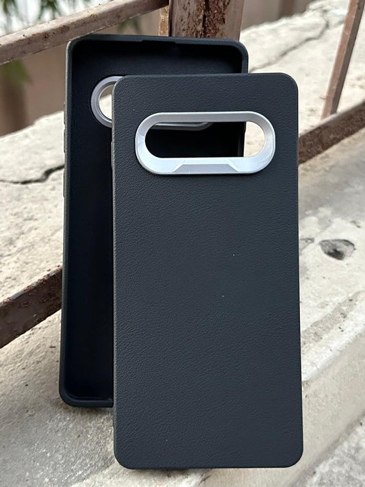 Samsung Galaxy "S10 Plus" Leather Textured Case - Black