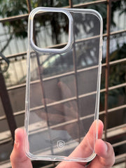 iPhone "16 Pro Max" Transparent Silicone Case "Baseus"