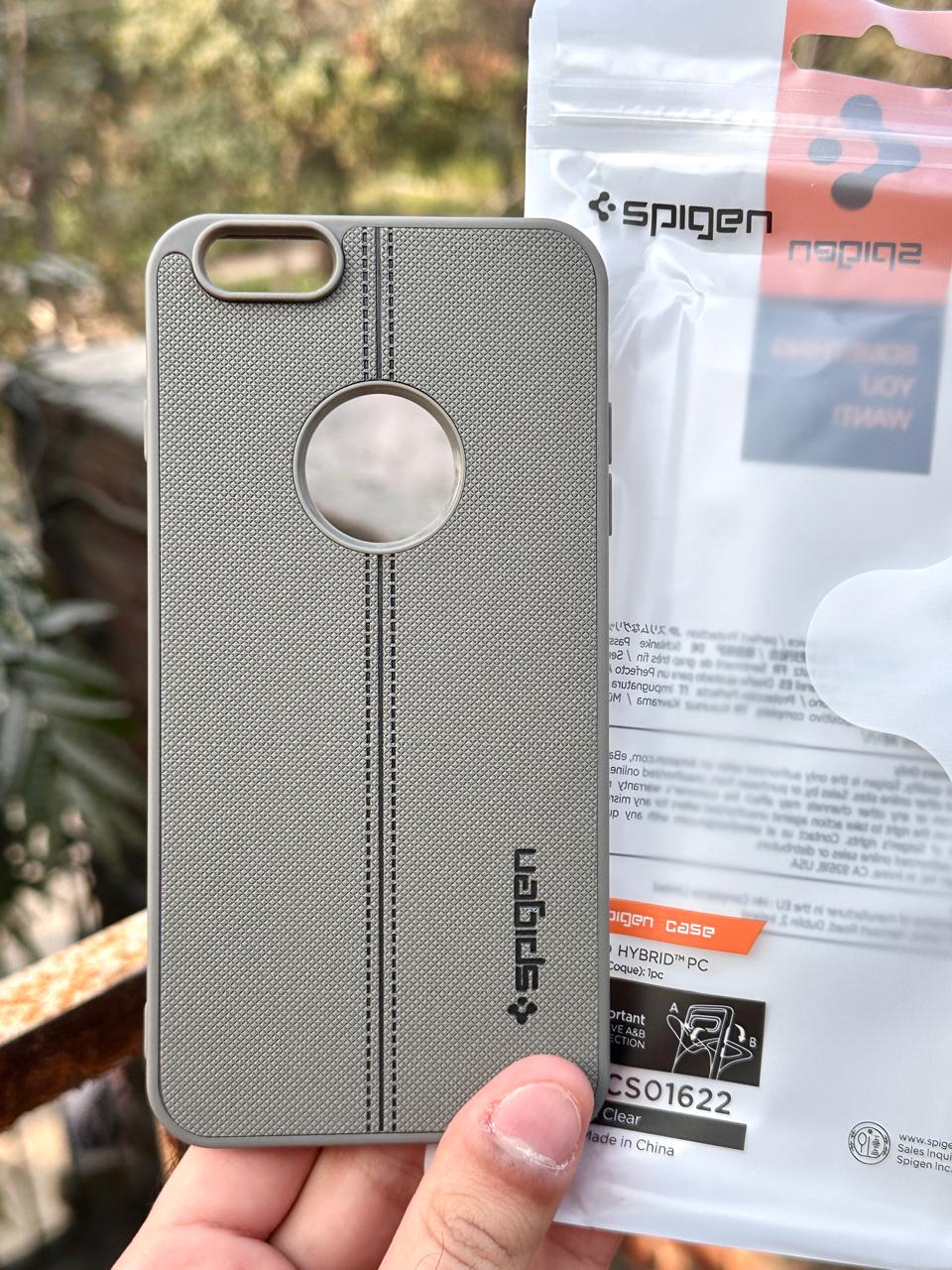 iPhone "6 Plus/ 6s Plus" Spigen Premium Woven Stitched Case - Gray