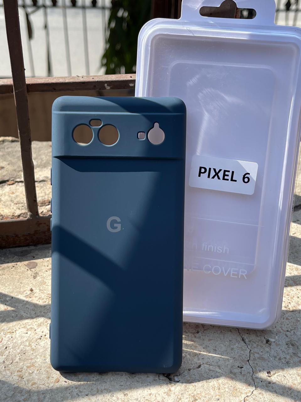 Google Pixel "6" Silicone Case "Blue"
