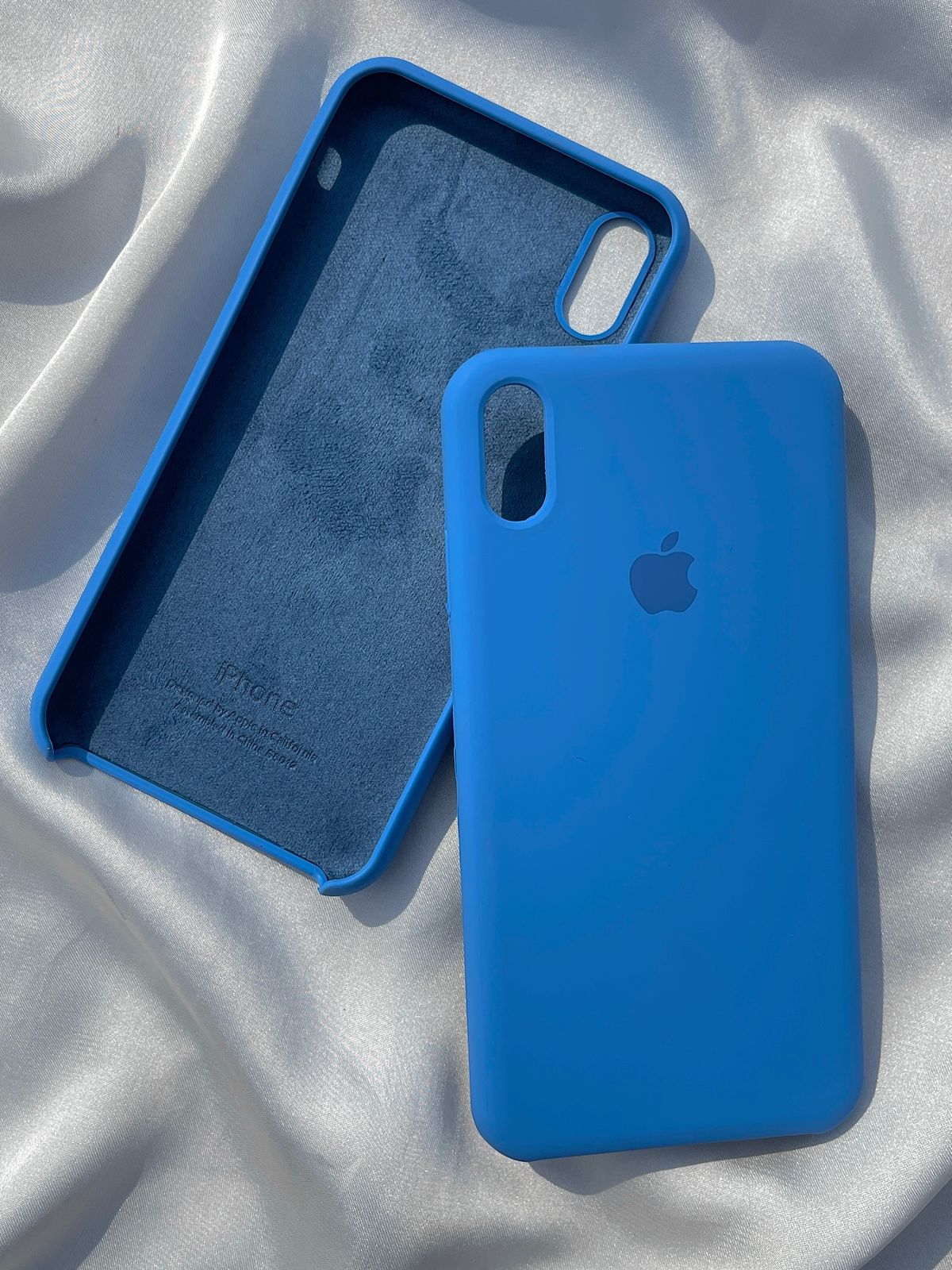 iPhone "XS Max" Silicone Case "Royal Blue"