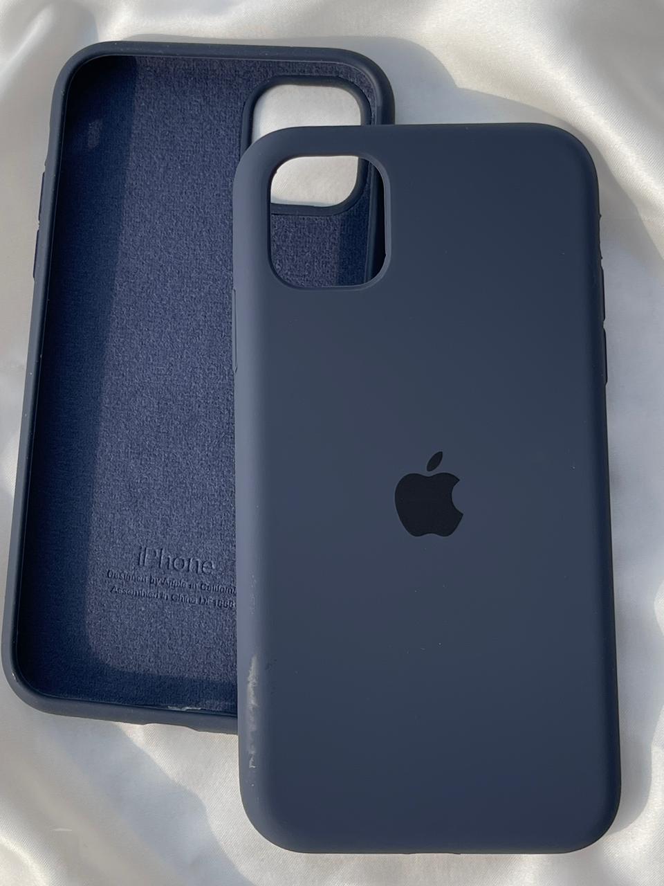 iPhone "11" Silicone Case "Dark Blue"