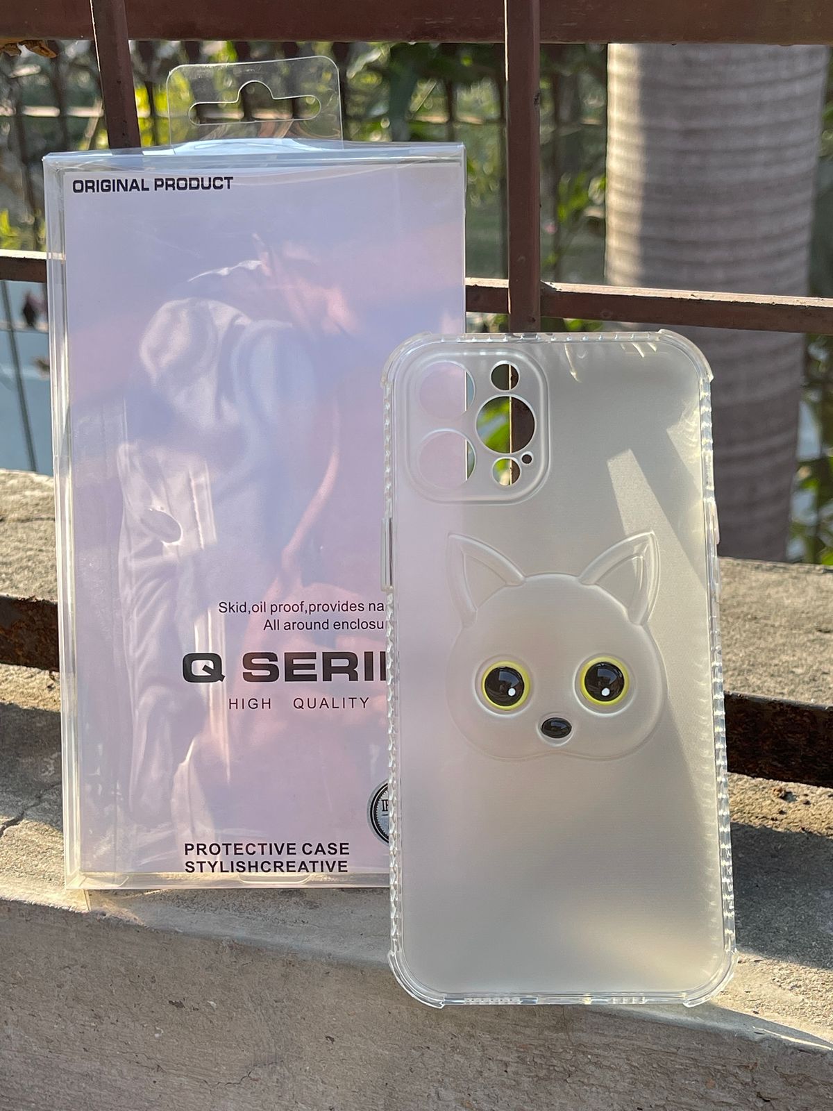 iPhone "12 Pro Max" Q-Series Translucent "Cat Edition" Case