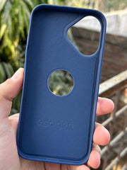 iPhone "16" Spigen Premium Woven Stitched Case - Blue