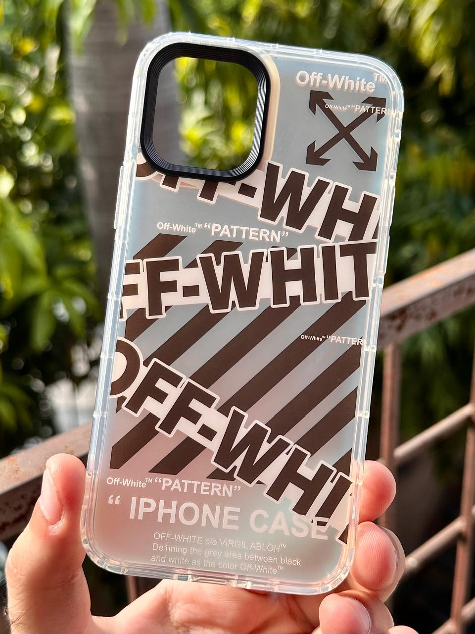 iPhone "11 Pro" Rainbow Translucent Shade Matte Case - OffWhite