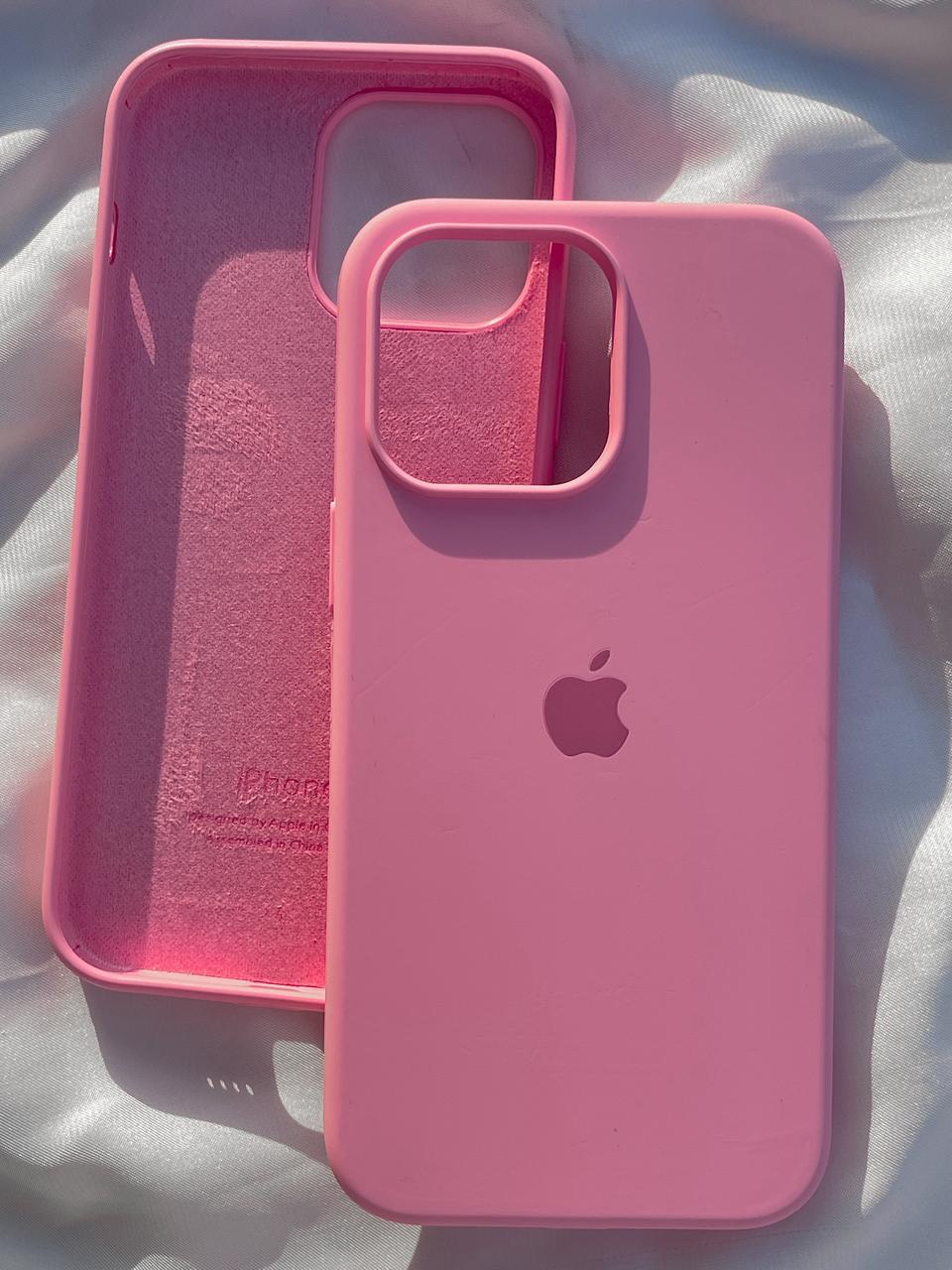 iPhone "14 Pro Max" Silicone Case "Baby Pink"