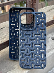 iPhone "16 Pro" Premium Silicone "Heat Dissipation" Case - Dark Blue