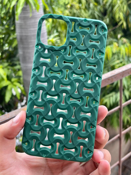 iPhone "11 Pro Max" Premium Silicone "Heat Dissipation" Case - Green