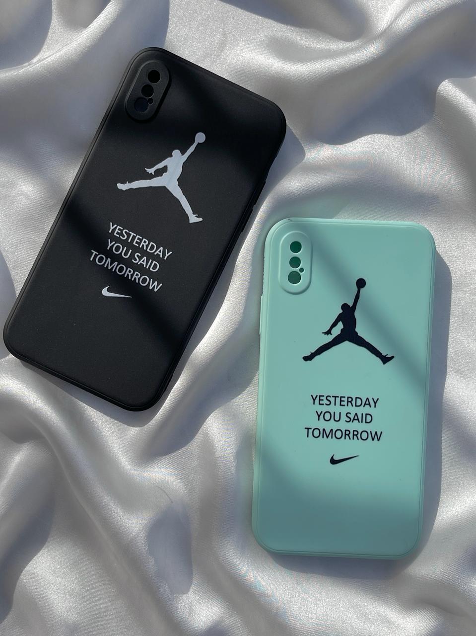 iPhone "X/XS" Silicone Case "Yesterday You Said Tomorrow" Edition