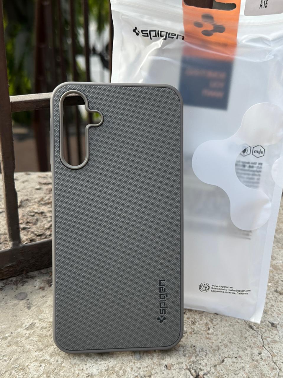 Samsung Galaxy "A15" Spigen Rugged Texture Case - Gray