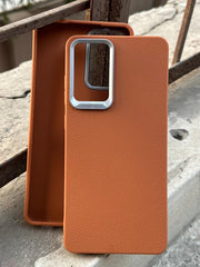 Samasung Galaxy "A72" Leather Textured Case - Brown