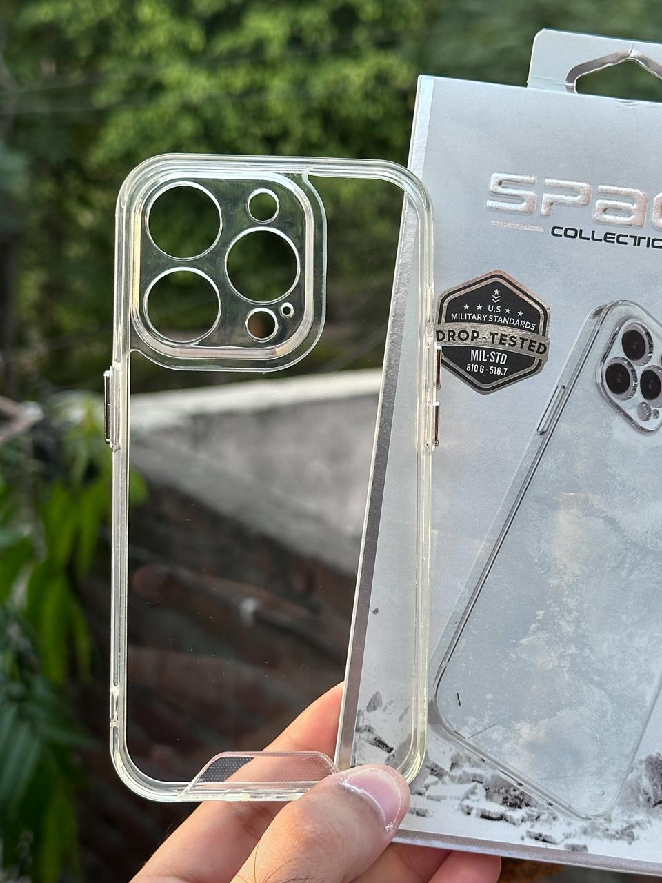 iPhone "15 Pro" Space Clear Transparent Case