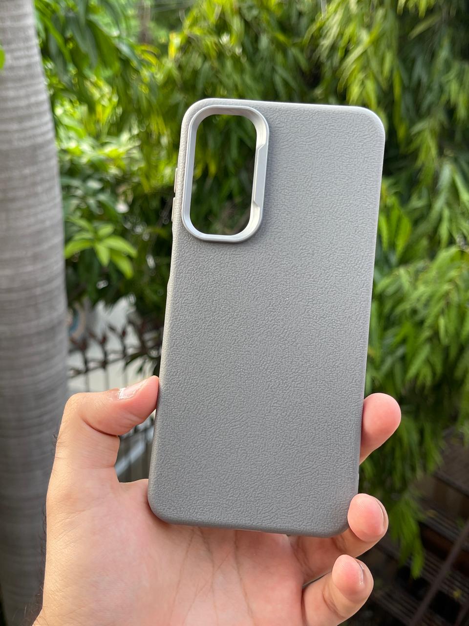 Samsung Galaxy "A16" Leather Textured Case - Gray