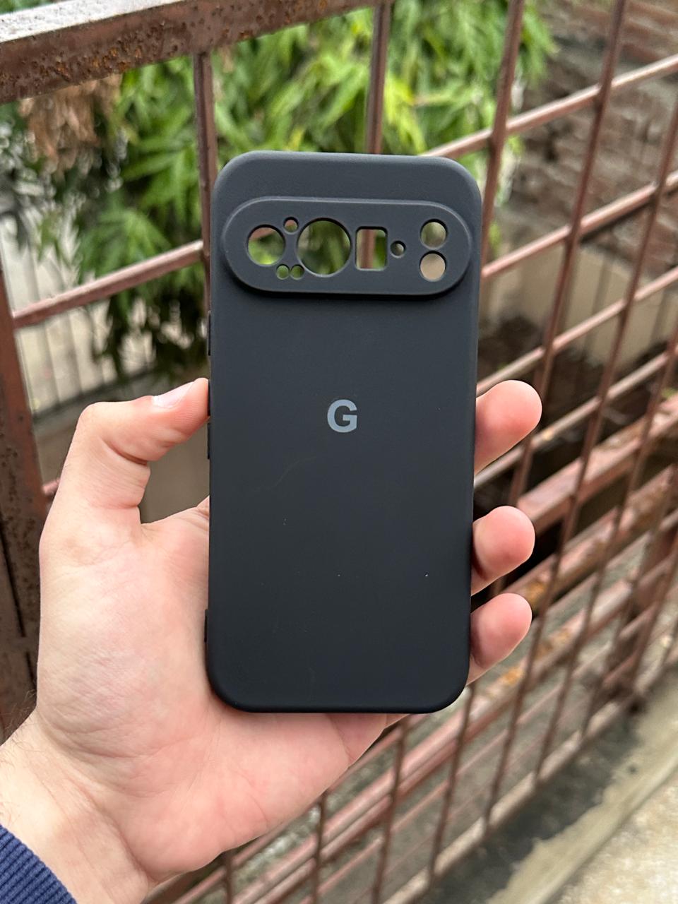 Google Pixel "9 Pro" Silicone Case "Black"