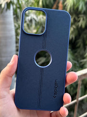 iPhone "12 Pro Max" Spigen Premium Woven Stitched Case - Blue