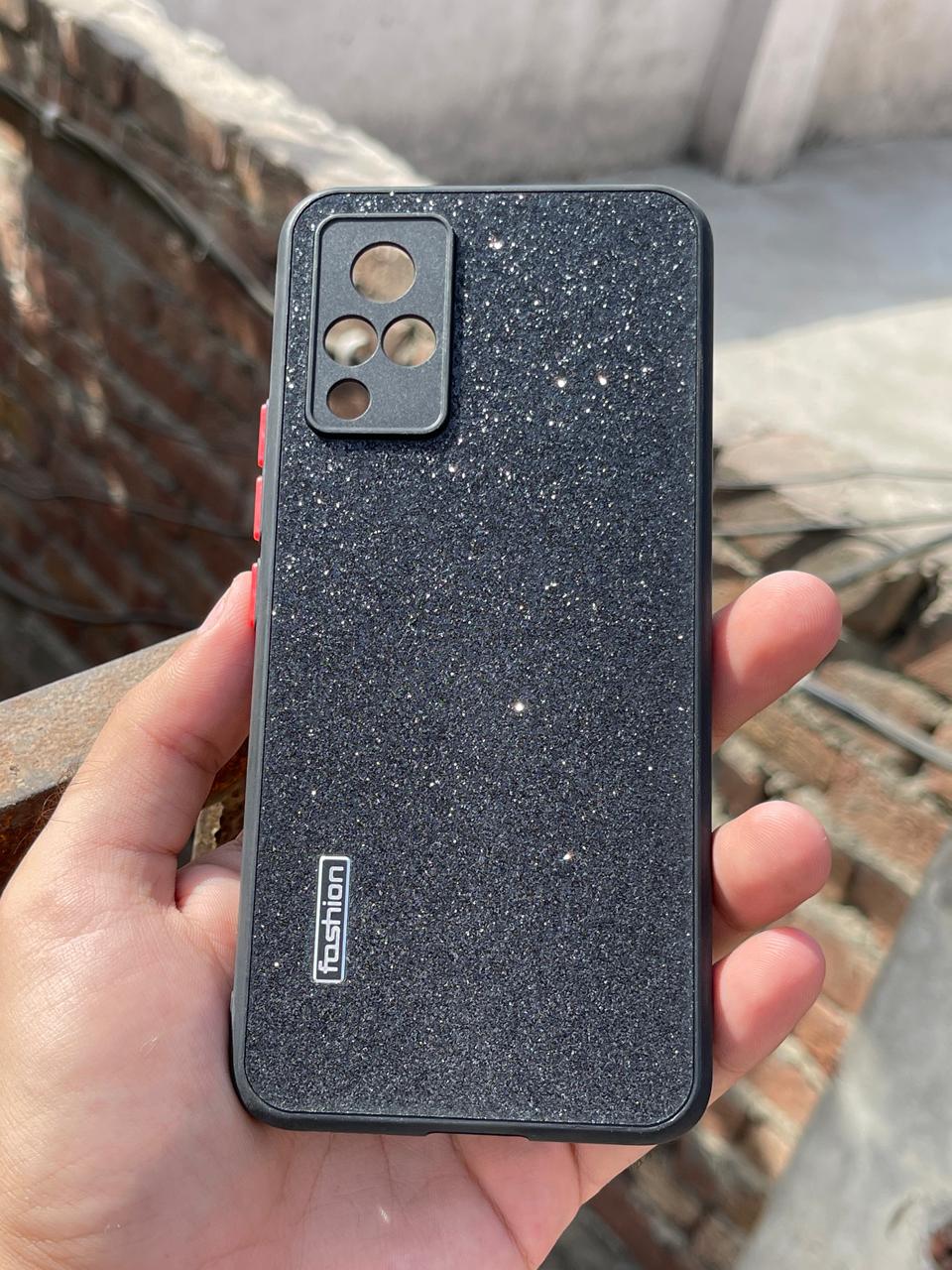 Vivo "V21e" Glitter Sparkle Case - Black