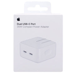 Apple "35W" Dual USB-C Port Compact Power Adapter