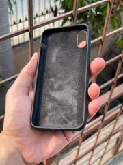 iPhone "X/XS" Silicone Case "Black"