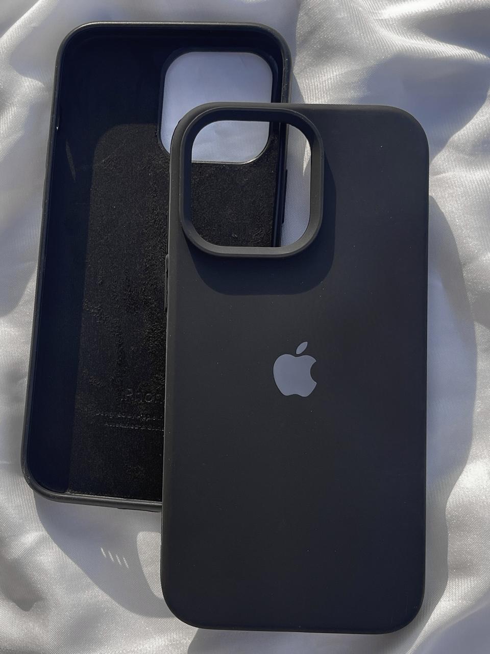 iPhone "14 Pro Max" Silicone Case "Black"