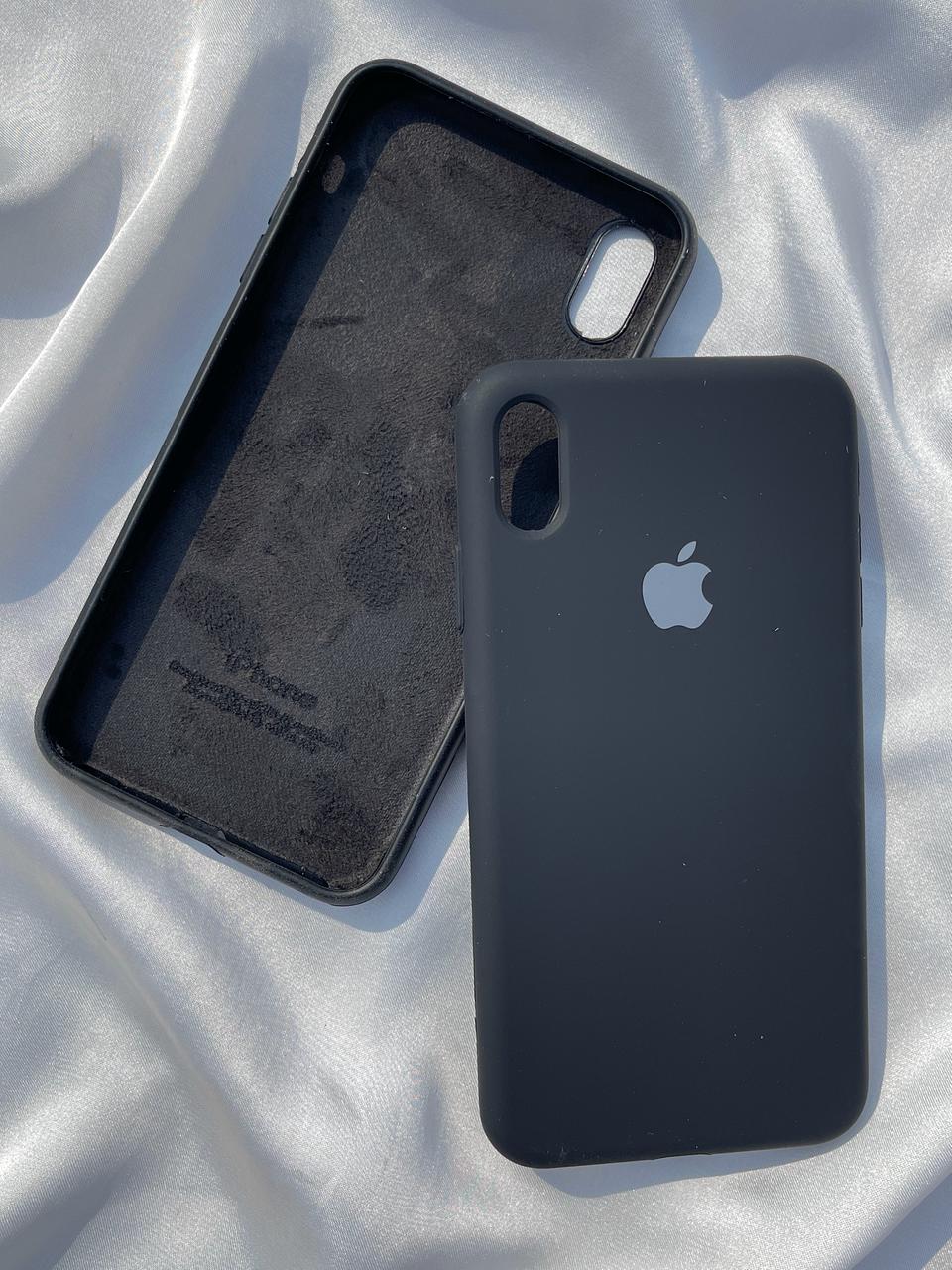 iPhone "XS Max" Silicone Case "Black"