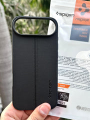 iPhone "Air" Spigen Premium Woven Stitched Case - Black