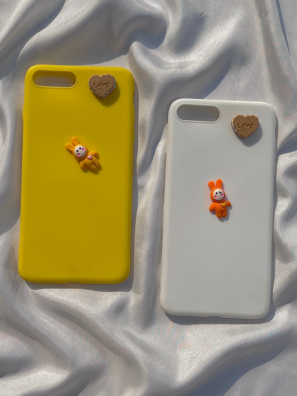 iPhone "7/8 Plus" 3D Silicone Case "Bear and Love" Edition