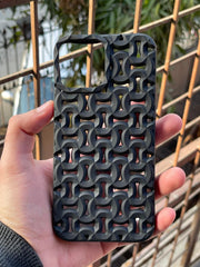 iPhone "13 Pro Max" Premium Silicone "Heat Dissipation" Case - Black