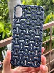 iPhone "XS Max" Premium Silicone "Heat Dissipation" Case - Dark Blue