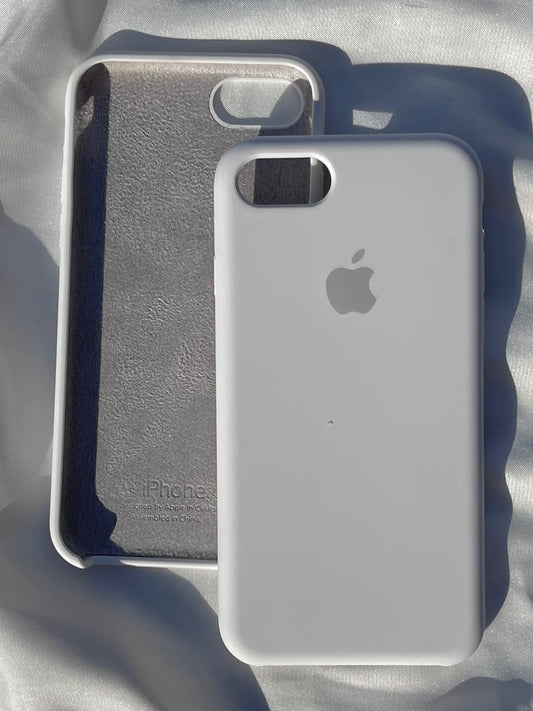 iPhone "7/8" Silicone Case "Pearl White"