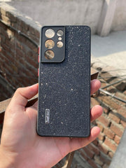 Samsung Galaxy "S21 Ultra" Glitter Sparkle Case - Black