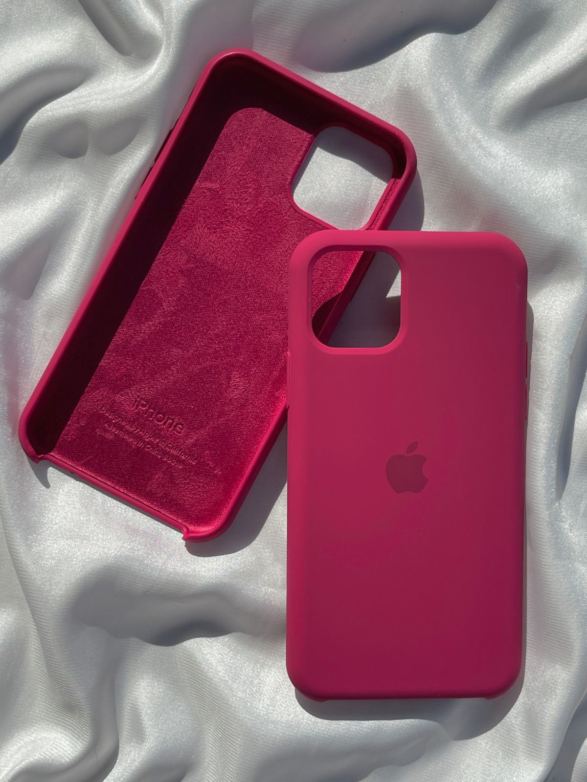 iPhone "11 Pro" Silicone Case "Neon Pink"