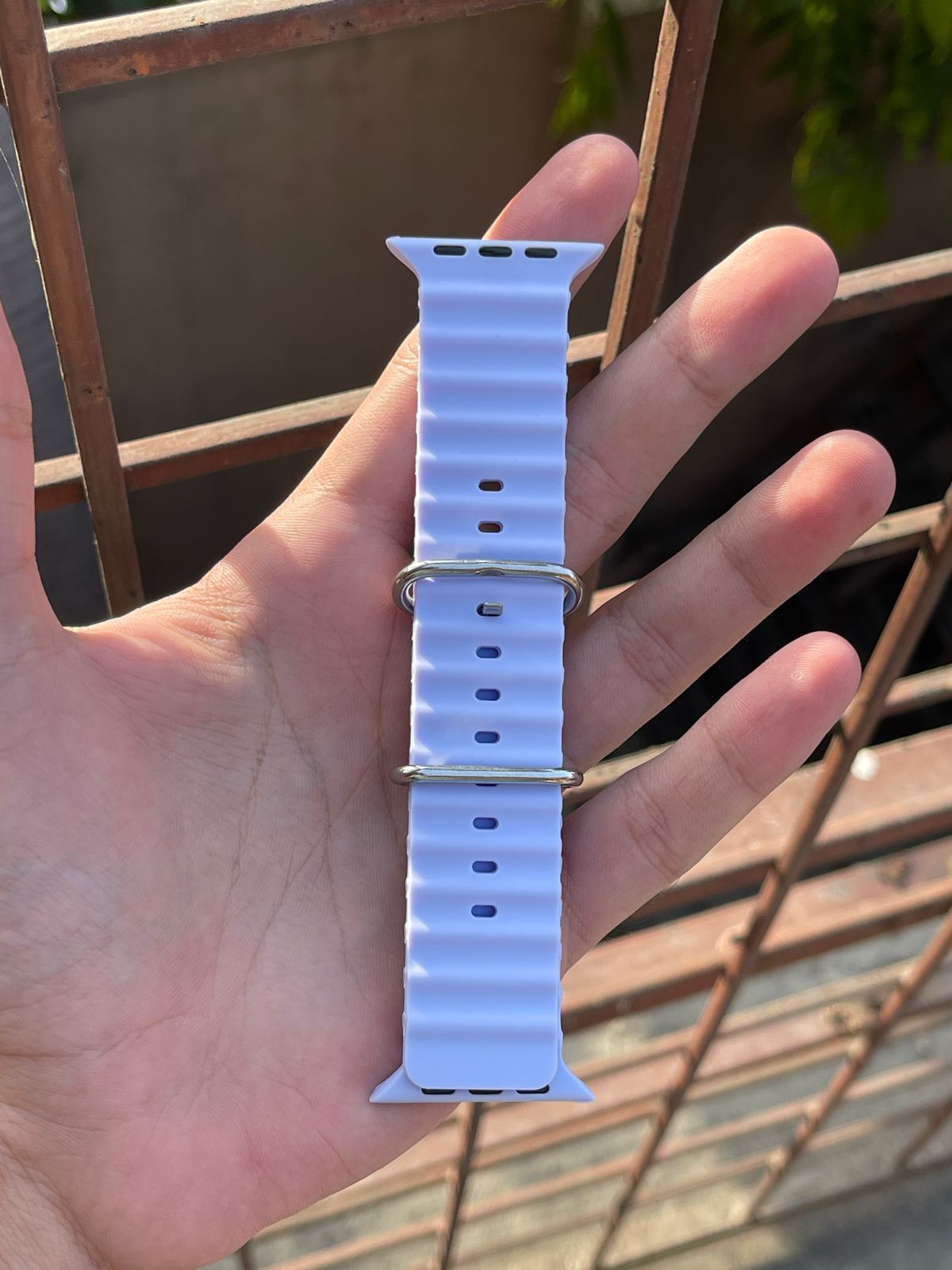 Apple Watch Silicone "Ocean Band" - Lilac