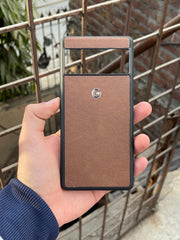 Google Pixel "7 Pro" Premium Leather Texture Case - Brown