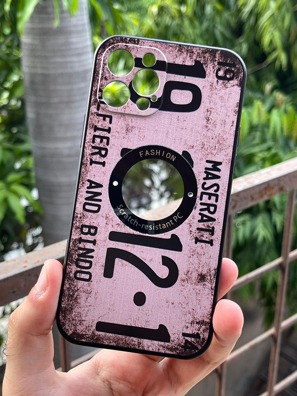 iPhone "12 Pro" Silicone "Retro" Edition Case - Light Purple