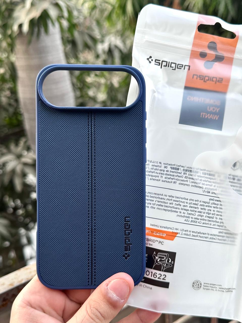 iPhone "Air" Spigen Premium Woven Stitched Case - Blue