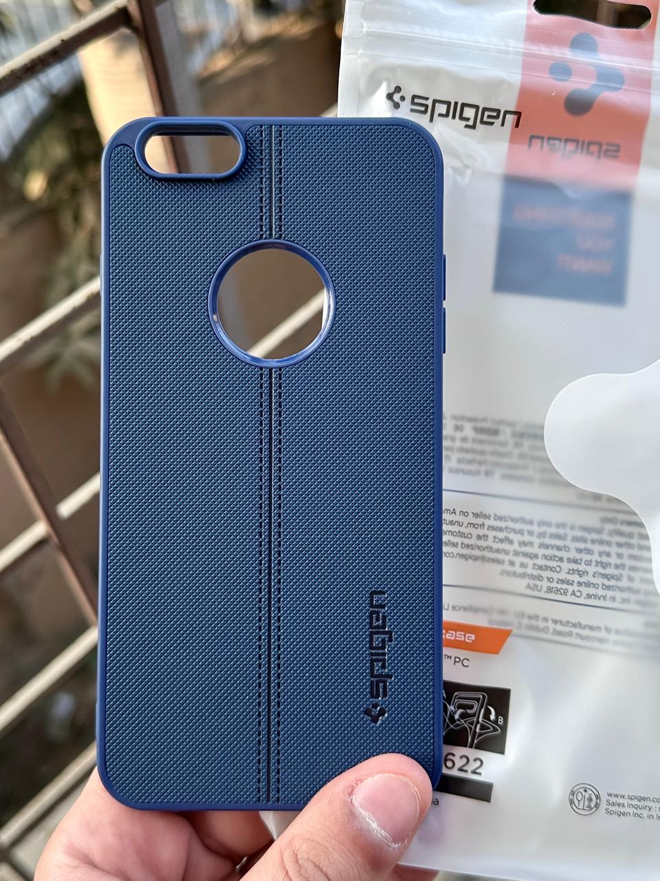 iPhone "6 Plus/ 6s Plus" Spigen Premium Woven Stitched Case - Blue